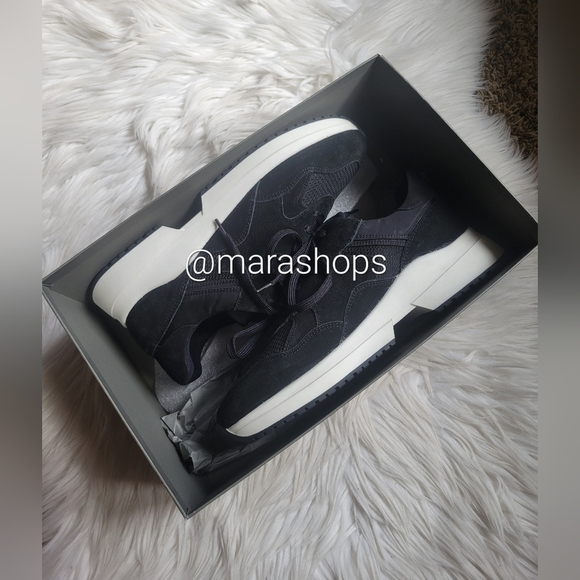 All Saints Skye Leather Chunky Sneakers - Picture 7 of 8